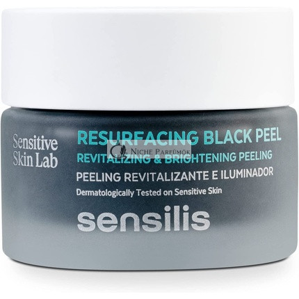 Sensilis Resurfacing Black Peel Vitalizujúci a Osviežujúci Peel pre Suchú, Zmiešanú a Mastnú Pleť, 50ml