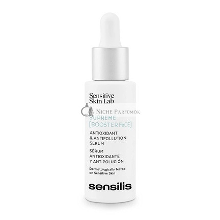 Sensilis Supreme Booster FeCE Antioxidant a protiprachový sérum s kyselinou hyalurónovou a vitamínom C, 30ml