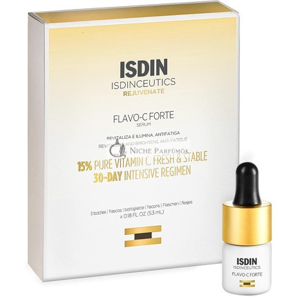 ISDIN Isdinceutics Flavo C Forte Sérum Antioxidant Intenzív Sérum 3 Fľaše