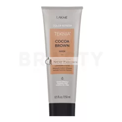  Lakmé Teknia Color Refresh Cocoa Brown Mask vyživujúca maska ​​s farebnými pigmentmi pre hnedé vlasy 250 ml