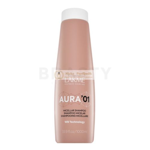 Lakmé Aura '01 Micellar Shampoo hĺbkovo čistiaci šampón pre všetky typy vlasov 1000 ml