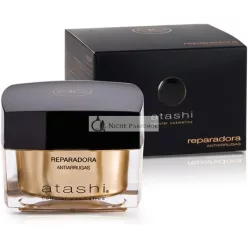   Atashi Anti-Aging Krém proti vráskam, Prírodný Botox Efekt, Antistresový