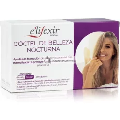   E'LIFEXIR Esenciálny Koktail Krásy Nočné Nutrikozmetiky Omladzujúci Anti-Aging 60 Kapsúl