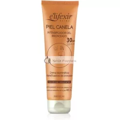   Elifexir Piel Canela Opalovací Krém a Samoopaľovací Krém na Tvár s Ochranným Faktorom SPF30 150ml