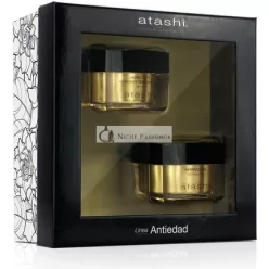   Atashi Ritual Krásy Hydratačný a Opravnú Krém proti vráskam s SPF15 a Retinolom, 50ml + 50ml