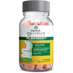 Aquilea Qbiotics Flora Digest Jelly Bonbons, Jahoda, 30ks
