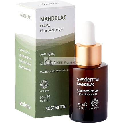 Sesderma Mandelac Lipozomové Sérum s Mandľovou Kyselinou pre Citlivú a Akne-Prone Pleť s Hyalurónovou Kyselinou pre Zrelú Pleť
