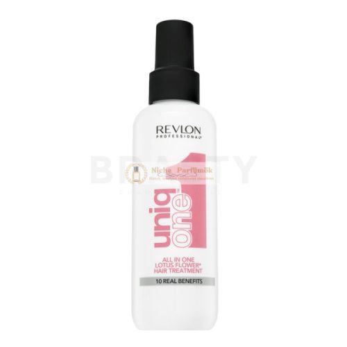 Revlon Professional Uniq One All In One Lotus Flower Treatment erősítő öblítés nélküli spray sérült hajra 150 ml