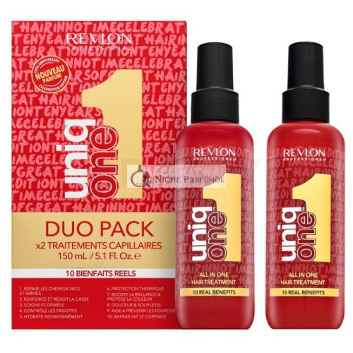 Revlon Professional Uniq One All In One Treatment Duo bezoplachová starostlivosť pre všetky typy vlasov 150 ml + 150 ml