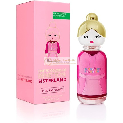 Benetton Sisterland Ružová Malina Eau de Toilette pre ženy, 80ml
