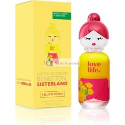   United Colors of Benetton Sisterland Žltý Pivónia Eau de Toilette pre ženy 80ml
