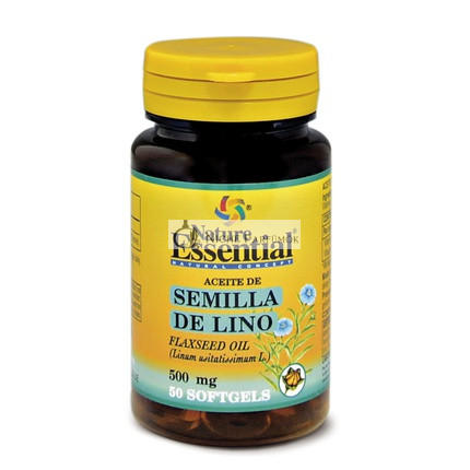 Nature Ess Olej z ľanových semien 500mg 50 kapsúl