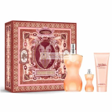 Jean Paul Gaultier Classique Eau De Toilette Spray 100ml, 3-dielna sada