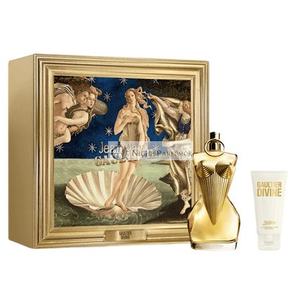 Jean Paul Gaultier Divine Eau de Parfum Spray, 100ml a telové mlieko 75ml set