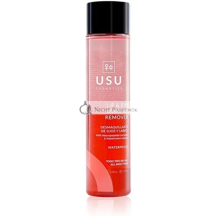 USU Cosmetics Odstraňovač make-upu na oči a pery 100ml s neuropeptidmi a koreňom pivonky
