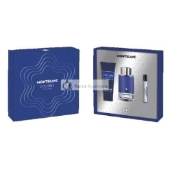   Montblanc Explorer Blue Eau De Parfum pre mužov, 100ml + Balzam po holení 150ml + Miniatúra 4.5ml
