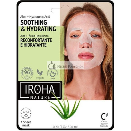 Iroha Nature Hydratačná pleťová maska Aloe Vera