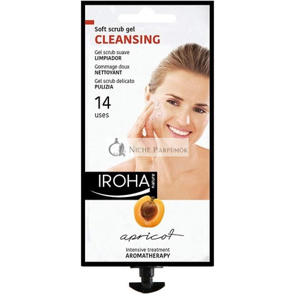 Iroha Nature Jemný Peelingový Gél s Marhuľou a Jablkom, 25g