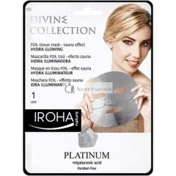 Iroha Nature Hydra Glowing FOIL pleťová maska Platinum