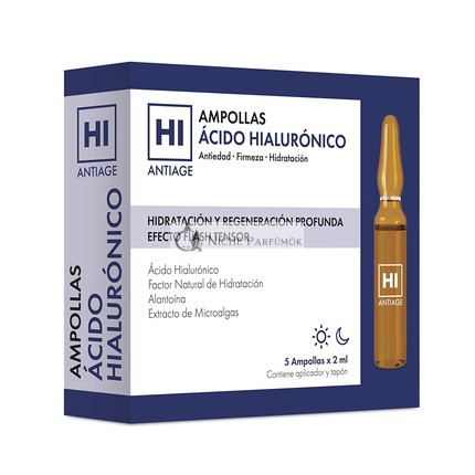 Hi Trojitý Efekt Flash Hyalurónová Kyselina Anti-Aging Ampulky - Balenie 5 ks