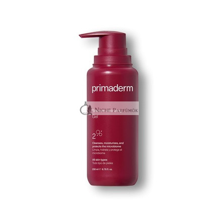 Primaderm Balance Čistiaci gél na tvár, ktorý hydratuje a chráni mikrobiom pre všetky typy pleti, 200ml