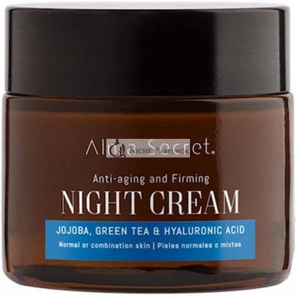 Alma Secret Multi-Night Anti-Aging s jojobou, zeleným čajom a kyselinou hyalurónovou 50ml