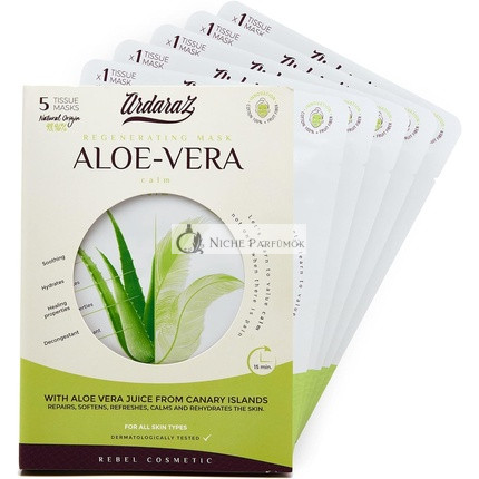 Ardaraz Hydratačné pleťové masky s aloe vera a hyalurónovou kyselinou