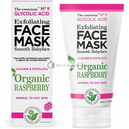 Glykolová exfoliačná maska na tvár organická malina, 50ml