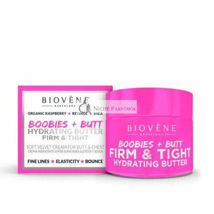 Biovène Hydratačné Maslo Firm & Tight Buste Fessiers Telový Krém, 50ml