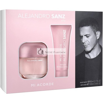 Alejandro Sanz Ella Mi Acorde Eau de Toilette Spray, 80 ml - 2 ks