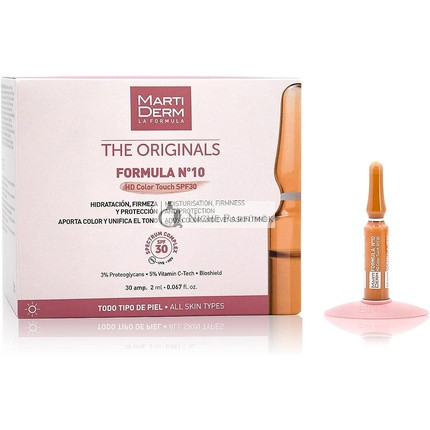 Martiderm Originál Formula #10 Hd Color Touch Spf 30 30 Ampulky