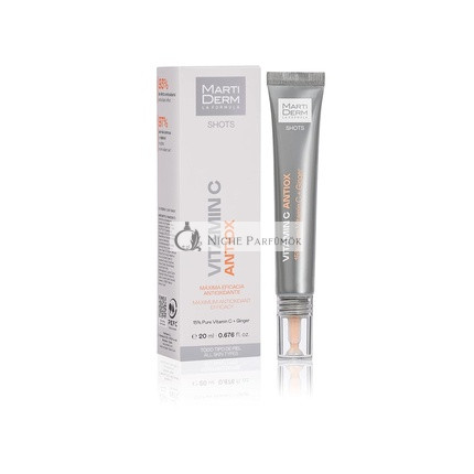 Martiderm Shots rozjasňujúce sérum s vitamínom C Vitamin C Antiox 20 ml