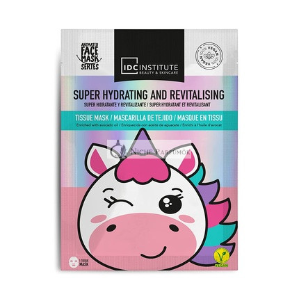 Hidratacná a revitalizujúca unicorn tkaninová maska na tvár
