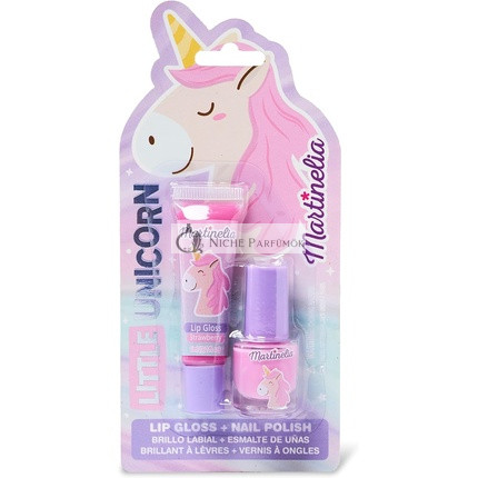 Sada lesku na pery a lak na nechty pre deti Unicorn