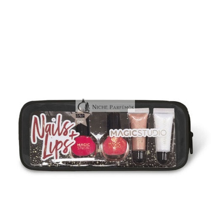 Make-Up Magic Studio Farebný Set na Nechty a Pery, 5 Kusov