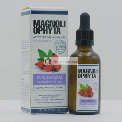 Magnoliophyta Rakytníkový olej s kolagénom na telo a tvár pre všetky typy pleti, 50 ml