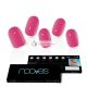 NOOVES NAILS Prémiové Predúpravené Gélové Nechtové Fólie Barbie Girl Rúžová Polotvrdé Gélové Nechtové Pásky, Polostále Gélové Nálepky