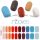 NOOVES NAILS Prémiové Predprípravné Gélové Nechtové Fólie Melody Multicolor
