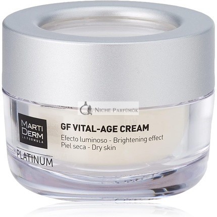 MARTIDERM Platinum Gf Vital Age Denný Krém na Suchú Pokožku, 50 ml