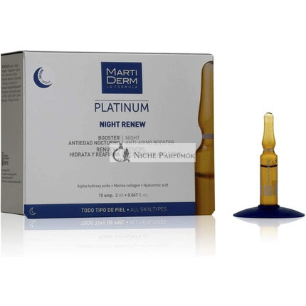 Martiderm Platinum Nočné Obnovujúce Ampulky 10 X 2 Ml