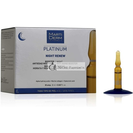 MARTIDERM Platinum Nočné Obnovovacie Ampulky 30 X 2 Ml