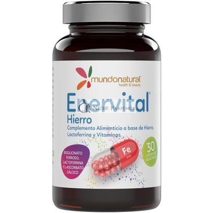 Mundo Natu Enervital Železo 30 Kapsúl