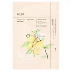 Ondo Aktivovaný Uhlík a Yuja Bublinková Maska 25g