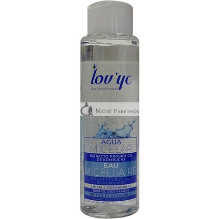 LOVYC Probiotická Kombucha Micelárna Voda na Tvár, Oči a Pery 500ml