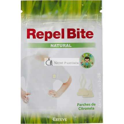 Repel Bite Natural 24 Citronelové Repelentné Náplasti - Viac Prírodnej Ochrany - Účinnosť 8-12 Hodín - Pre Deti a Dospelých s Najcitlivejšou Pokožkou