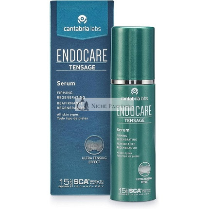 Endocare Tensage Sérum 30ml Silné Proti Starnutiu a Proti Ránkam Sérum Klinicky Dokázané Riešenie na Zníženie Jemných Línií a Ránok