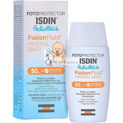 ISDIN Fotoprotektor Fusion Fluid Minerálny Baby SPF50, 50ml