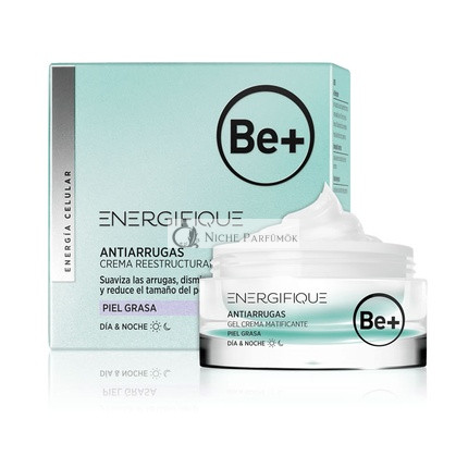 Be+ Energifique Krém proti vráskam pre mastnú pleť, 50ml