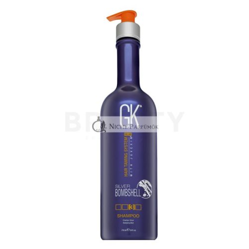GK Hair Silver Bombshell Shampoo neutralizujúci šampón pre platinovo blond a šedivé vlasy 710 ml