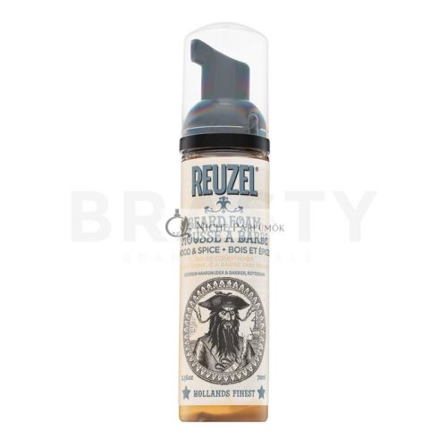 Reuzel Beard Foam Wood & Spice penový kondicionér na fúzy 70 ml